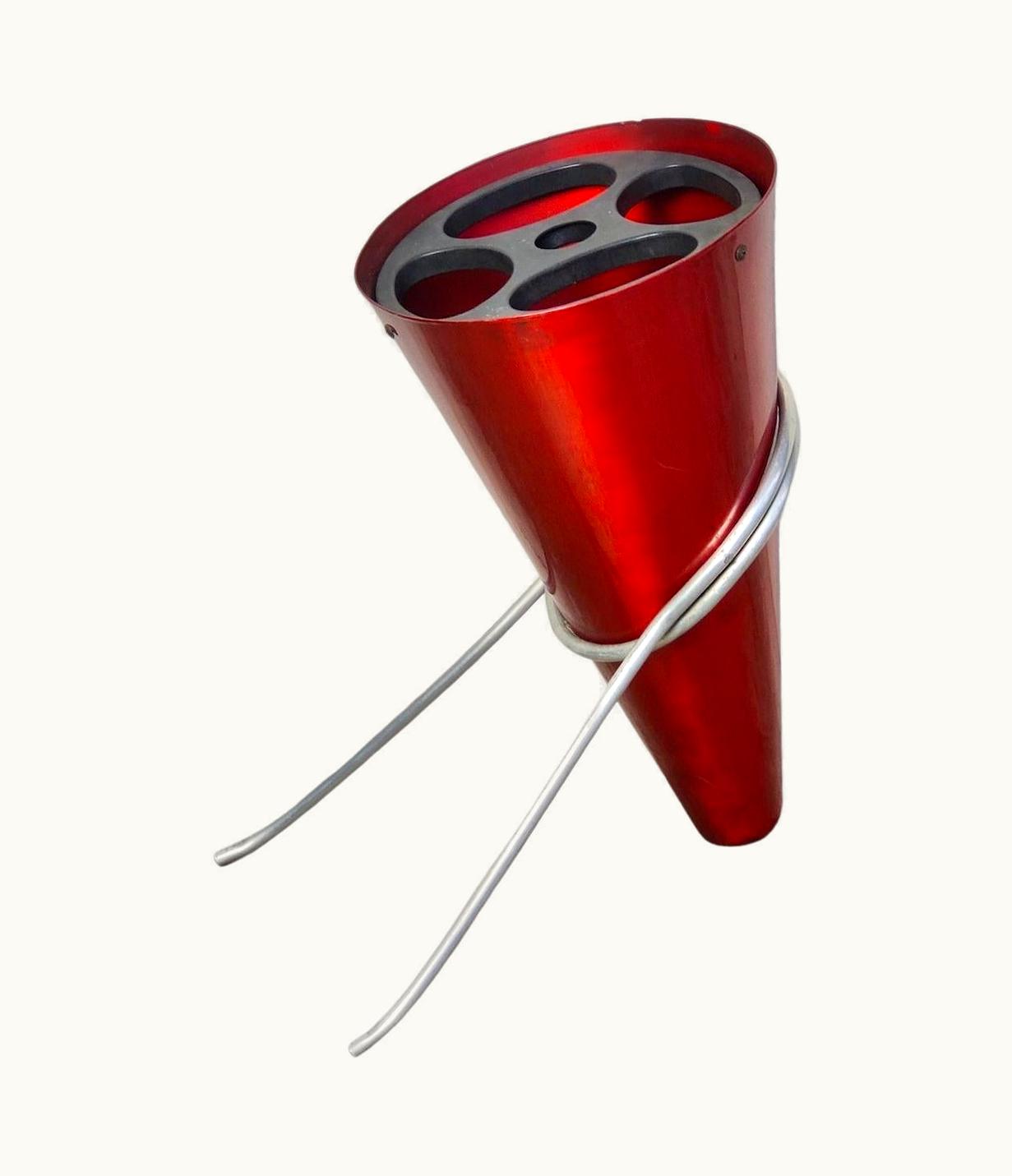 Ettore Sottsass Ettore Sottsass Umbrella standing by Ettore Sottsass For Rinnovel - Italy - 70's